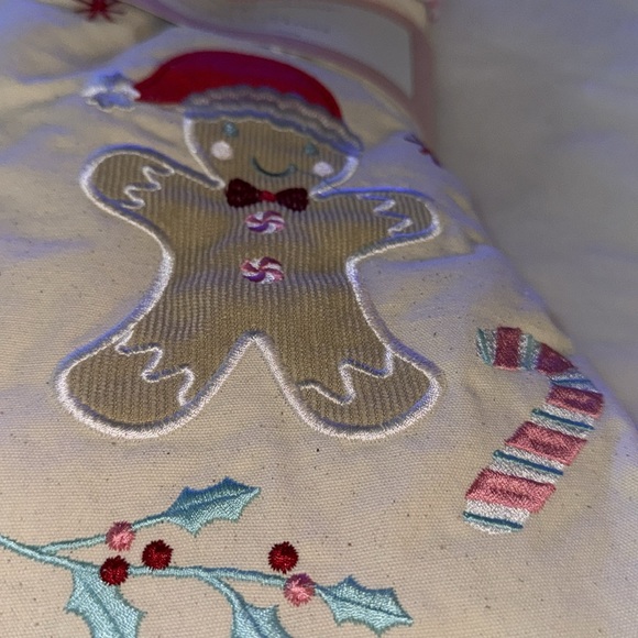 Cupcakes and cashmere Christmas whimsical Wonderland set of two stockings - Picture 2 of 14